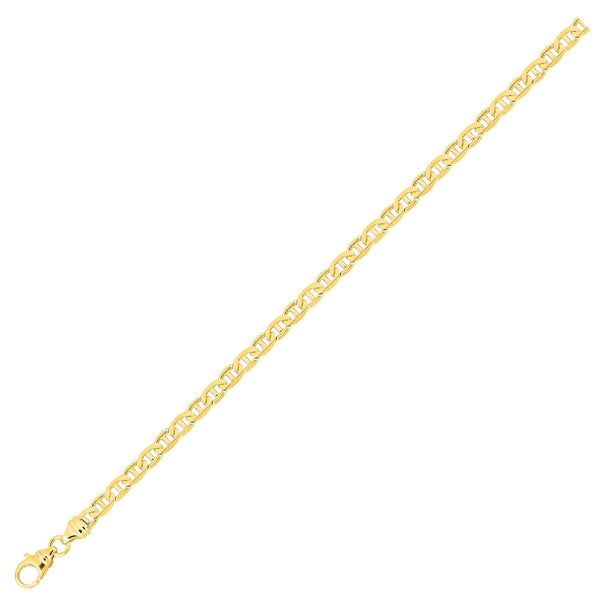 Bracelet maille marine battue