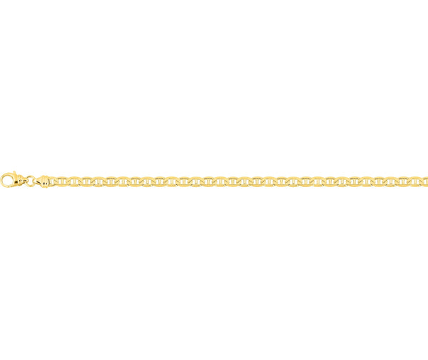 Bracelet maille marine battue