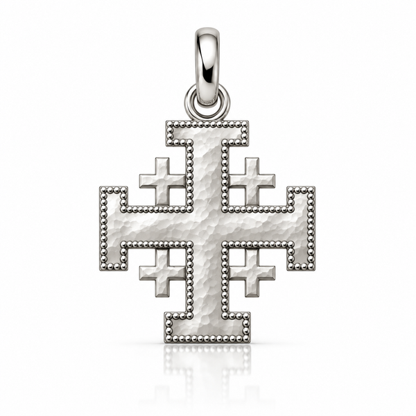 Jerusalem Cross – Solid Silver – Manufacture Mayaud