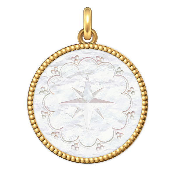 Médaille Entourage Perlé : Les symboles