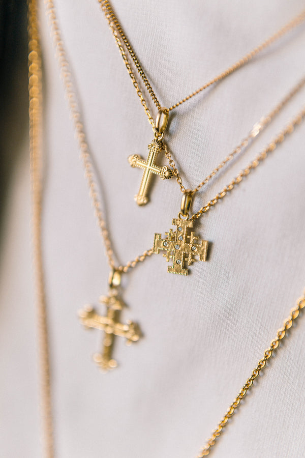 Croix de Jérusalem Constellation (Or et Diamants)