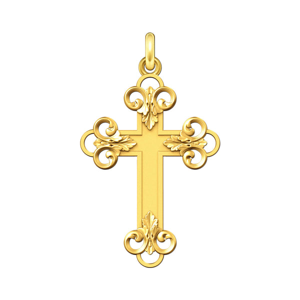 Croix d'Acanthe trilobée