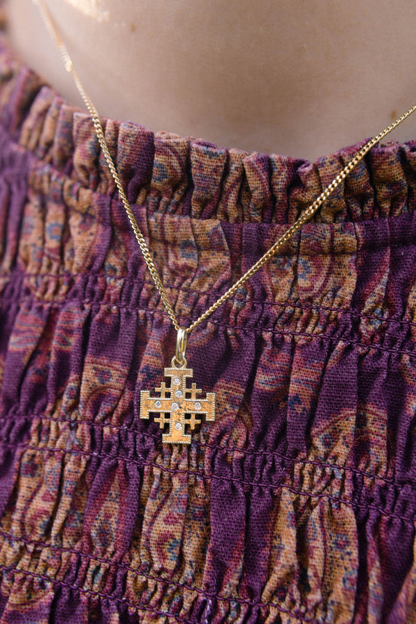 Croix de Jérusalem Constellation (Or et Diamants)