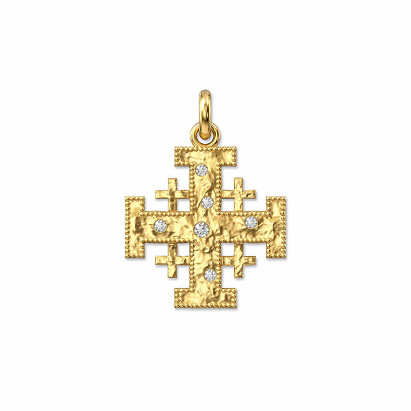 Croix de Jérusalem Constellation (Or et Diamants)