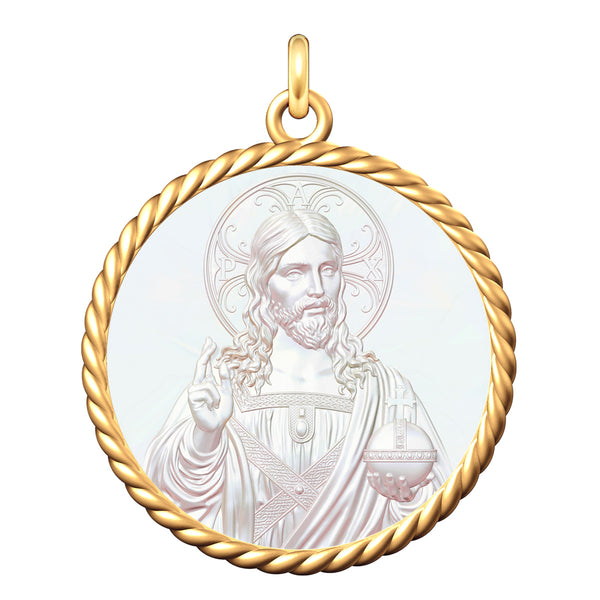 Médaille Entourage Corde : Les Christ