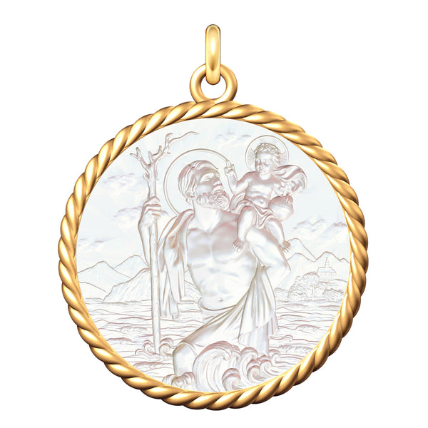 Médaille Entourage Corde : Les Saints