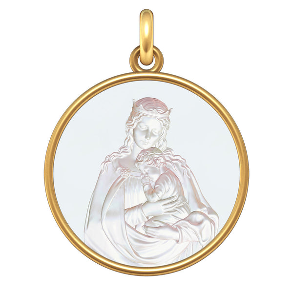 Médaille Vierge Couronnée à l'Enfant