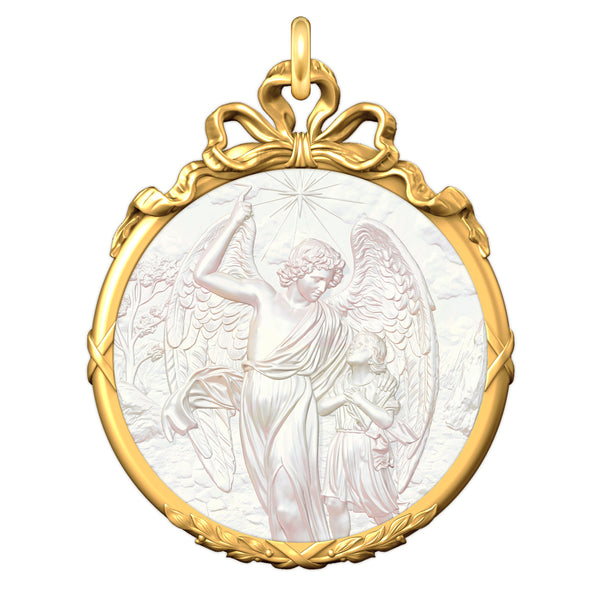 Médaille Entourage Noeud : Les Anges