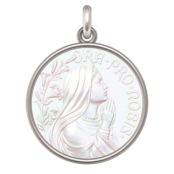 Médaille Vierge jeune - Ora Pro Nobis