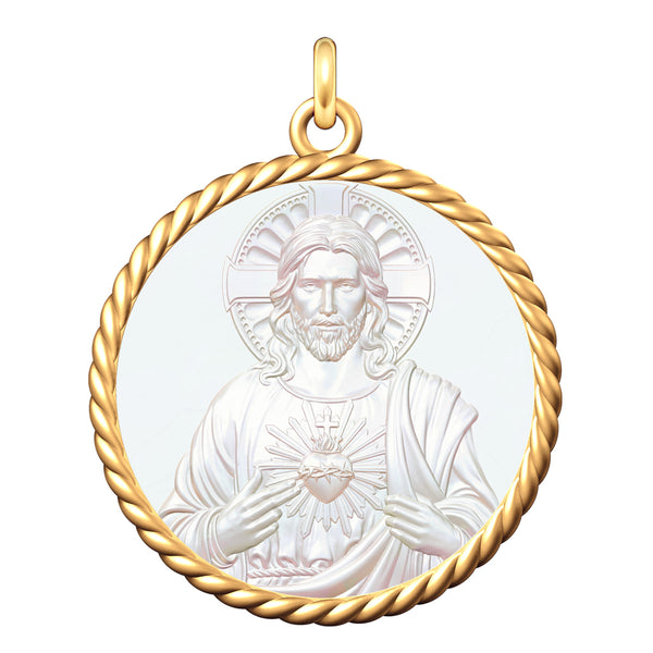 Médaille Entourage Corde : Les Christ