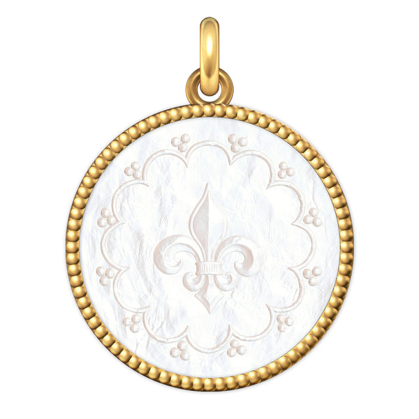 Médaille Entourage Perlé : Les symboles