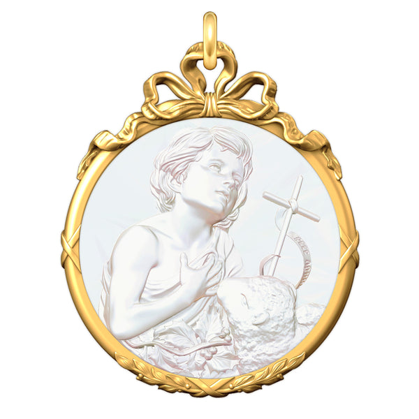 Médaille Entourage Noeud : Les Saints