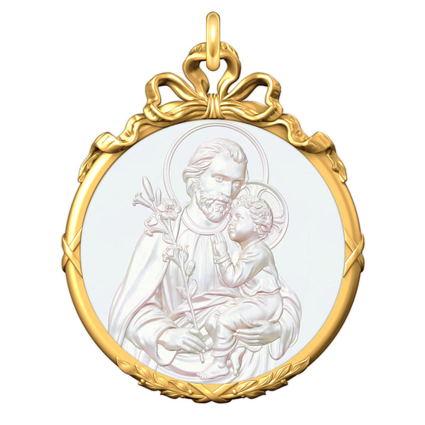 Médaille Entourage Noeud : Les Saints