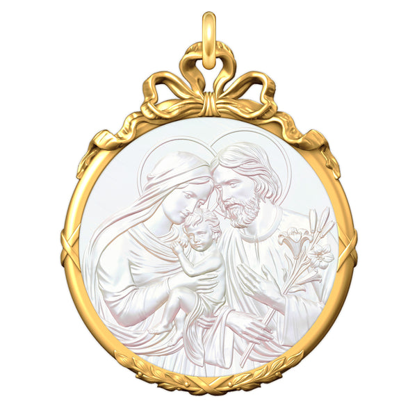 Médaille Entourage Noeud : Les Saints