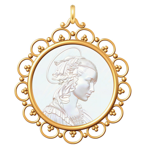 Médaille Entourage Mayaud : La Vierge Adoration