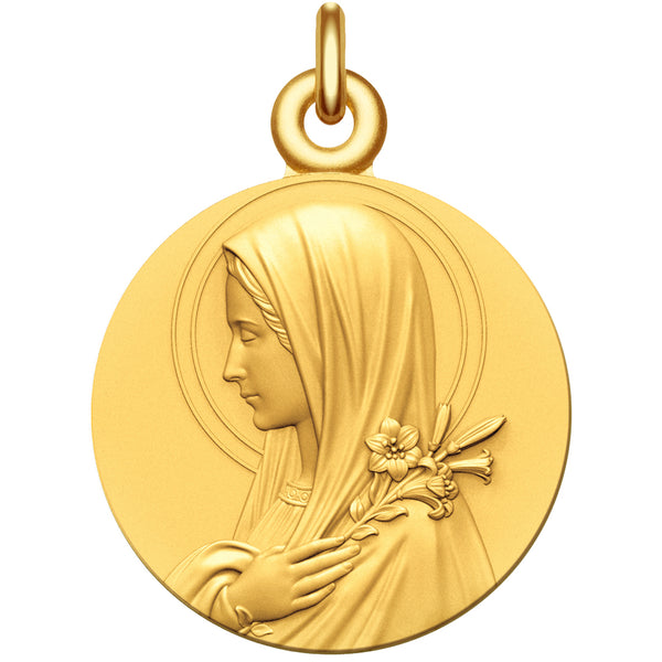 Médaille Vierge aux Lys