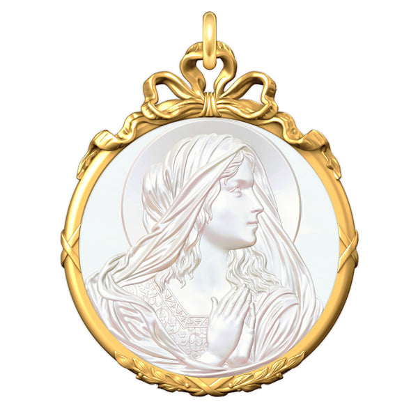 Médaille Entourage Noeud: Les Vierges
