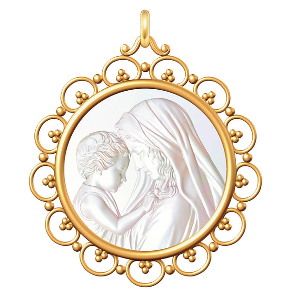 Médaille Entourage Mayaud: Les Vierges à l'Enfant