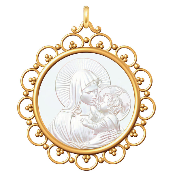 Médaille Entourage Mayaud: Les Vierges à l'Enfant