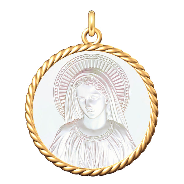 Médaille Entourage Corde: Les Vierges