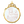 Load image into Gallery viewer, Bow Surround Medal: The Virgin and Child – Mother-of-Pearl & 18-karat Yellow Gold – view 16 – Manufacture Mayaud