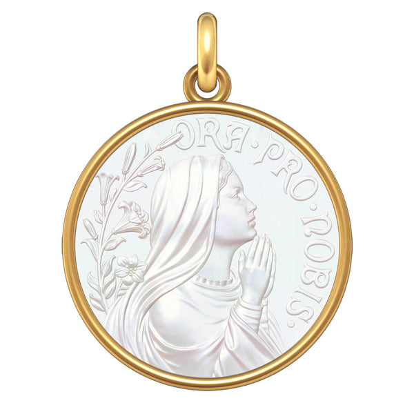 Médaille Vierge jeune - Ora Pro Nobis